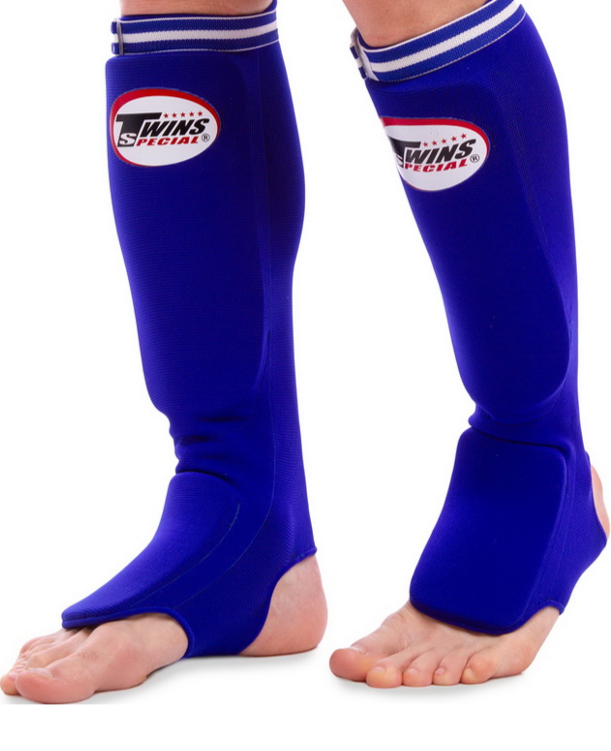Protège-tibias Twins Special SGN1 bleus type chaussette