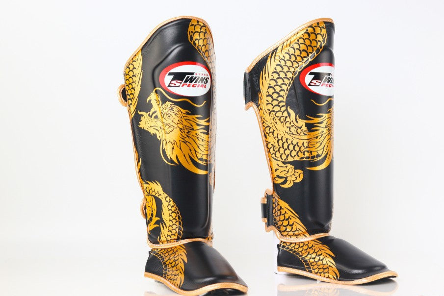 Twins Special Premium FSGL10-49 DRAGON Gold/Schwarz Schienbeinschoner