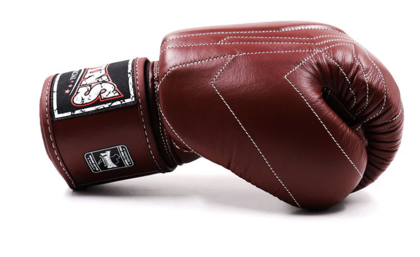 Gants de boxe Muay Thai Twins Special BGVL14 Noir/Marron