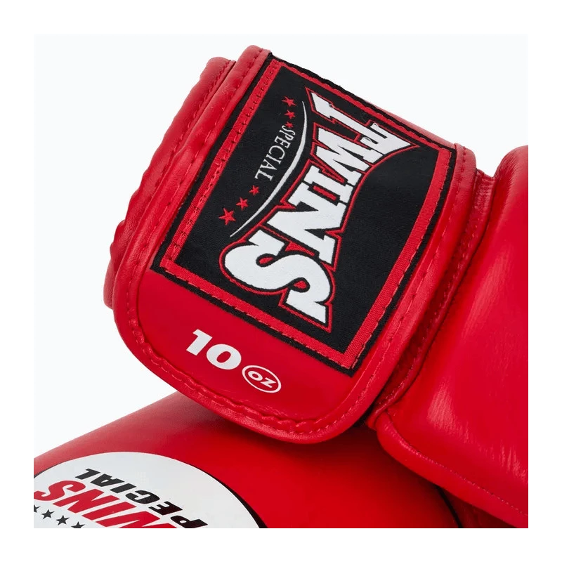 Twins Special RED Muay Thai Boxing Gloves BGVL3