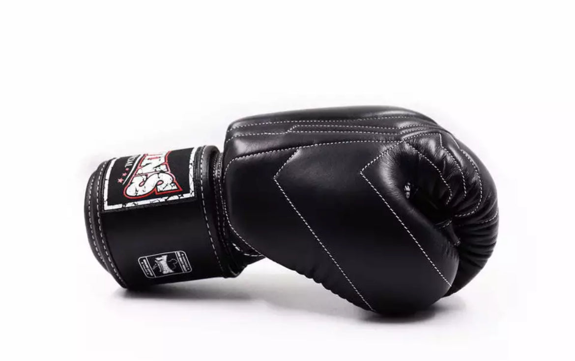 Gants de boxe Muay Thai Twins Special BGVL14 Noir/Marron
