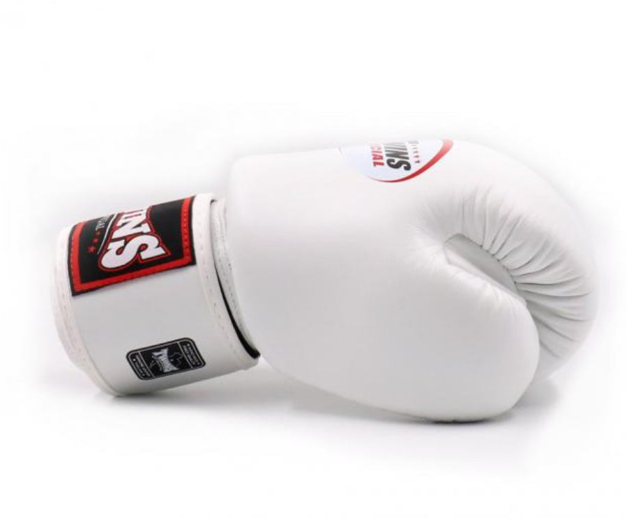 Twins Special WEISSE Muay Thai Boxhandschuhe BGVL3
