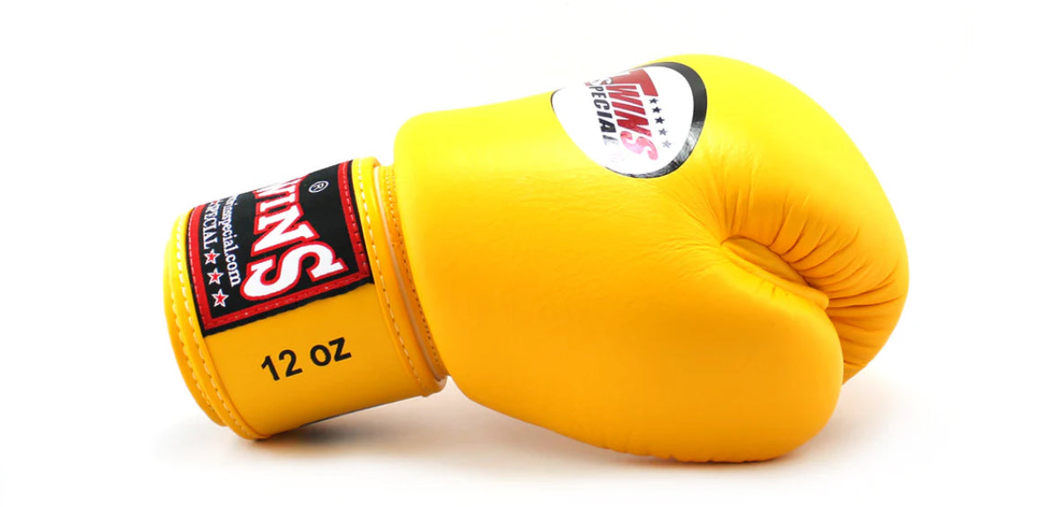 Twins Special GELBE Muay Thai Boxhandschuhe BGVL3