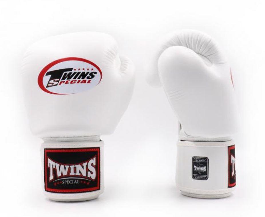 Twins Special WEISSE Muay Thai Boxhandschuhe BGVL3