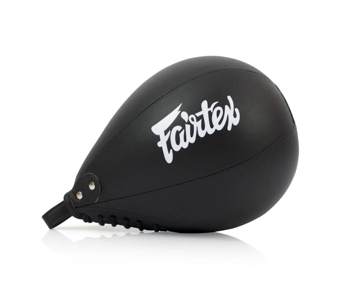Fairtex SB1 Boxing Speed Ball – 5" Punching Ball (Black/Red/Blue)