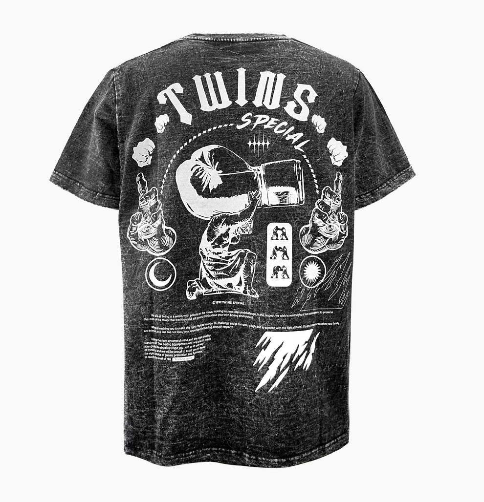 Twins Special Muay Thai Black Washed T-shirt-03