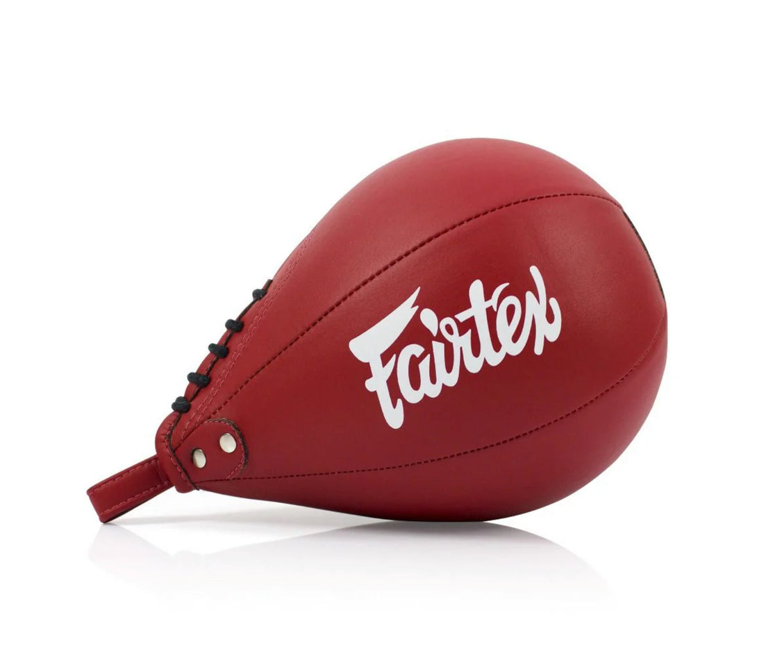 Fairtex SB1 Boxing Speed Ball – 5" Punching Ball (Black/Red/Blue)