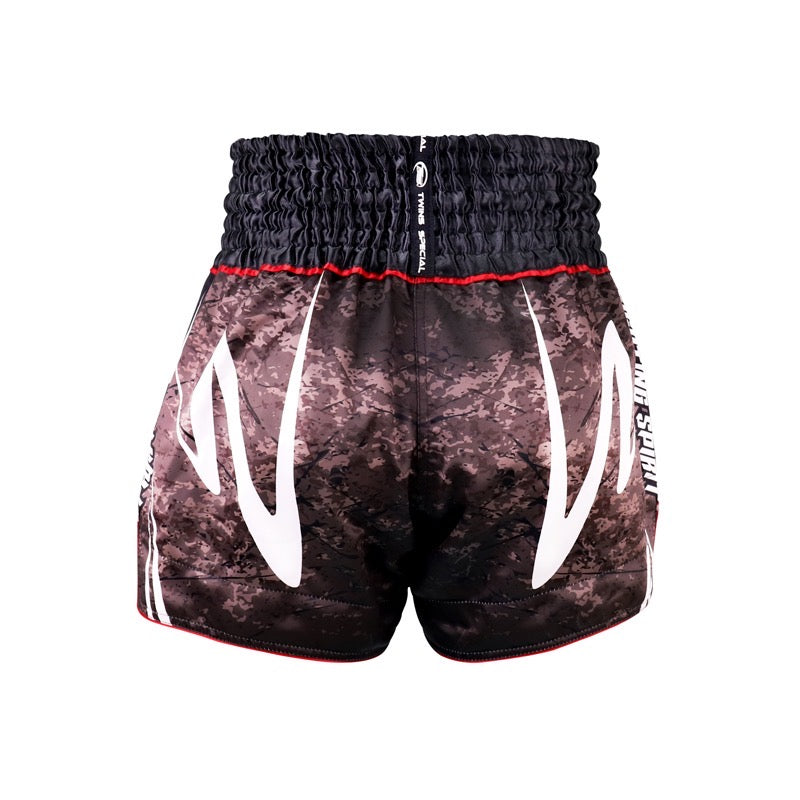Twins Special TBS „Rusty“ schwarze Muay Thai Kickbox-Shorts