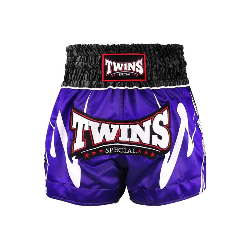 Twins Special TBS „Rusty“ blaue Muay Thai Kickbox-Shorts