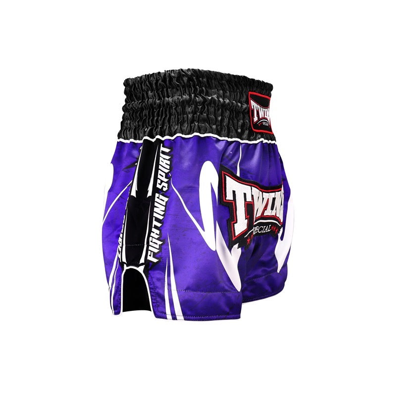 Twins Special TBS „Rusty“ blaue Muay Thai Kickbox-Shorts