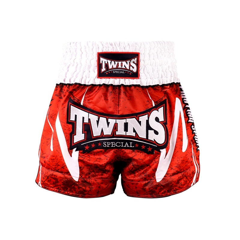 Twins Special TBS 'Rusty' Red Muay Thai Kickboxing Shorts