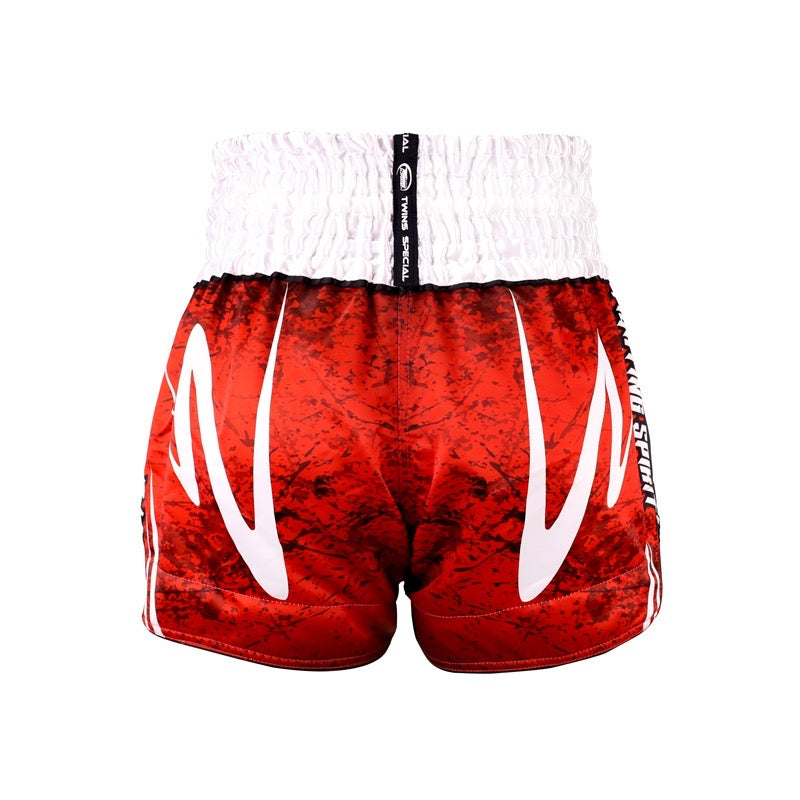 Twins Special TBS 'Rusty' Red Muay Thai Kickboxing Shorts