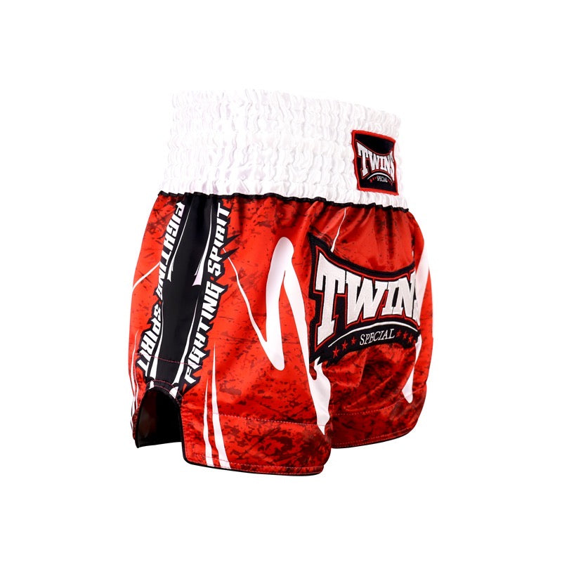 Twins Special TBS 'Rusty' Red Muay Thai Kickboxing Shorts