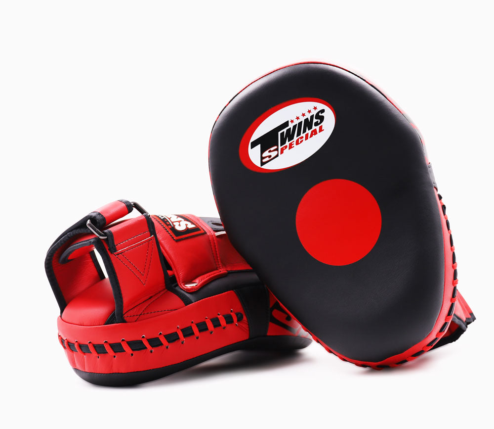 Twins Special PMS28 Boxpratzen – Schwarz/Rot (Pro Trainer Series)