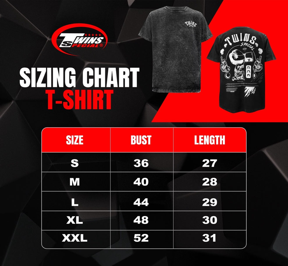 Twins Special Muay Thai T-shirt-07 Black