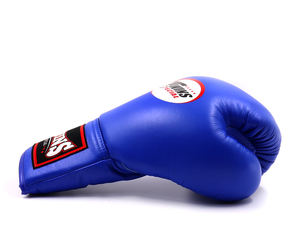Twins Special BLAU SCHNÜR-Muay-Thai-Boxhandschuhe BGLL1