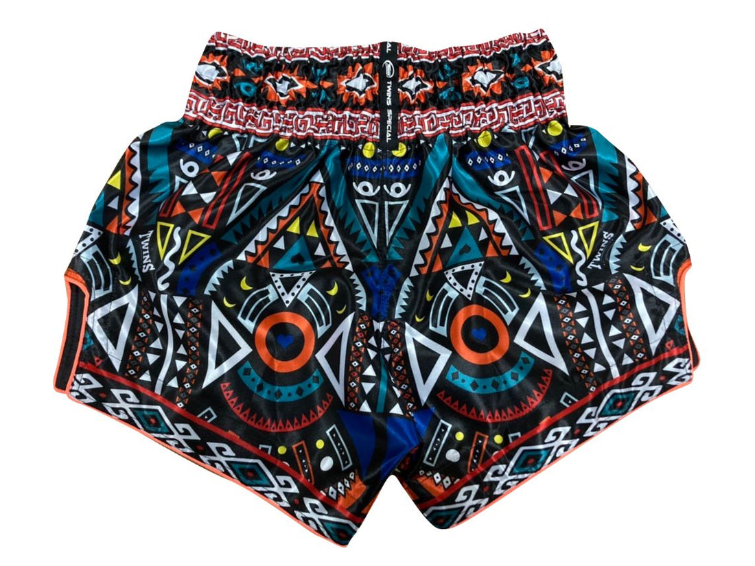 Short de kickboxing Muay Thai Twins Special TBS « Aztec »