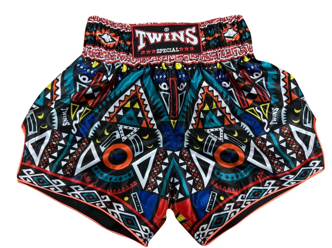 Short de kickboxing Muay Thai Twins Special TBS « Aztec »