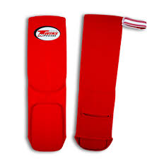 Protège-tibias Twins Special SGN1 rouges de type chaussette