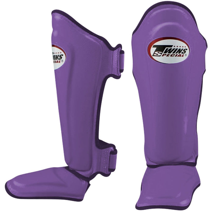 Twins Special SGL10 Hellviolette Schienbeinschoner aus Premium-Leder
