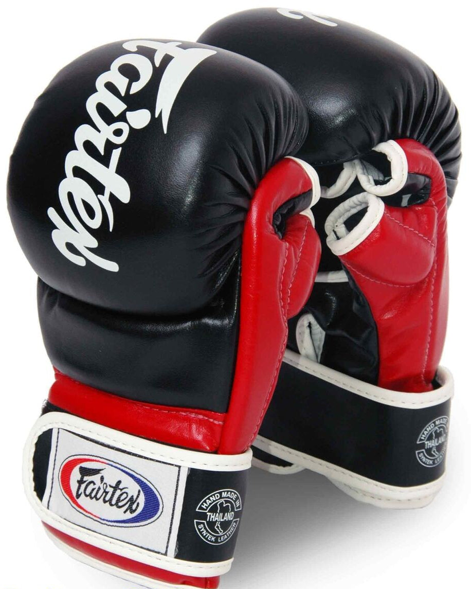 Fairtex FGV18 Black/Red MMA Grappling Gloves