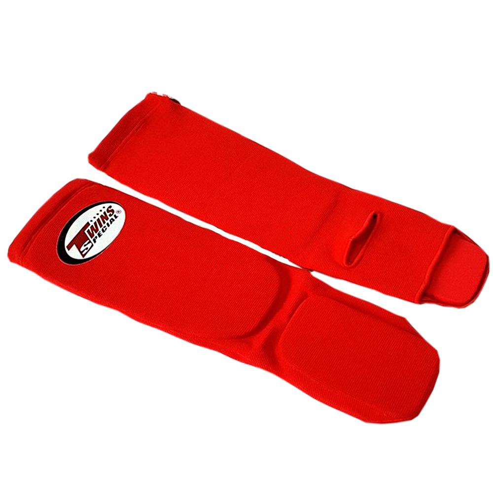 Protège-tibias Twins Special SGN1 rouges de type chaussette