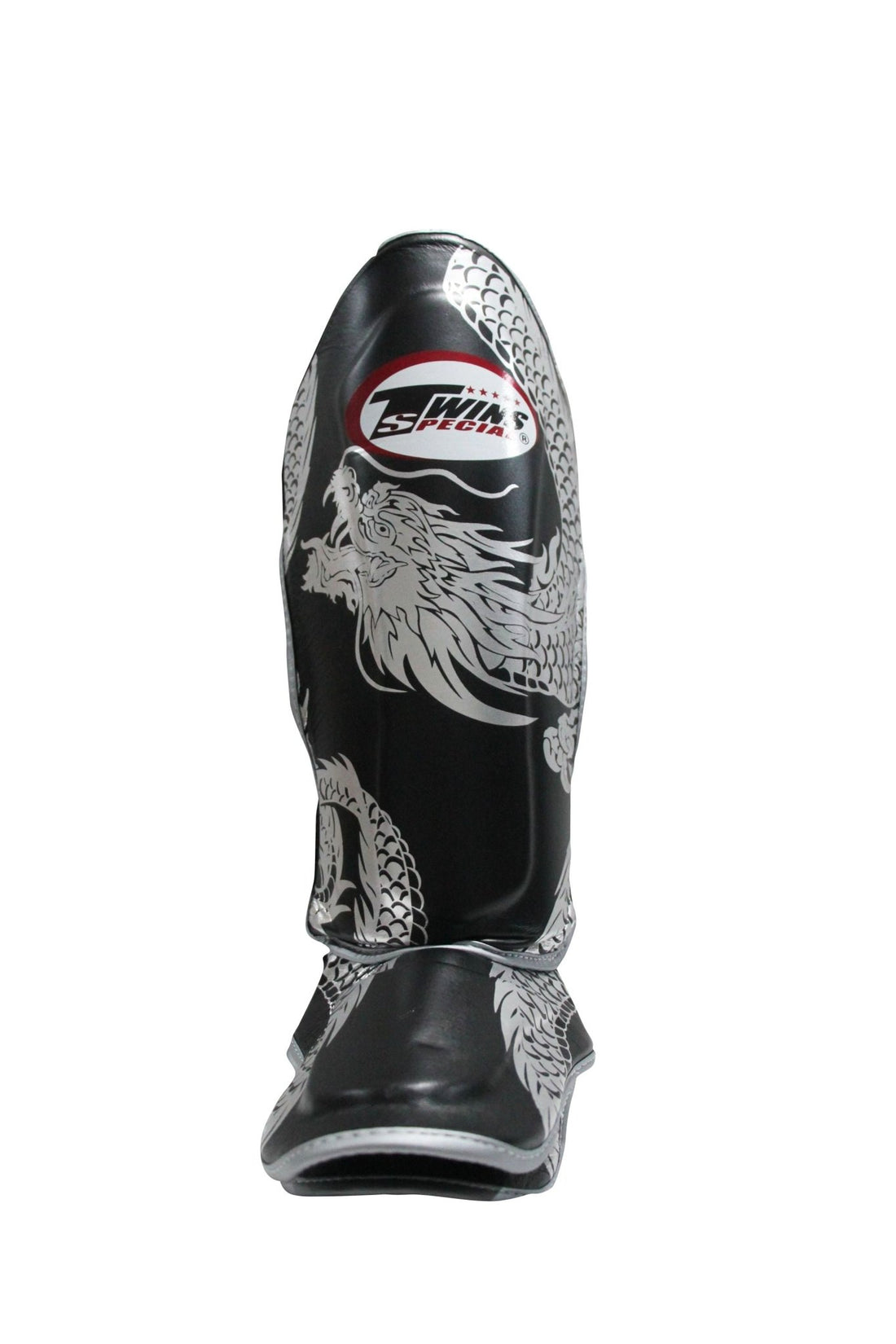 Twins Special Premium FSGL10-49 DRAGON Silver/Black Shin Guards