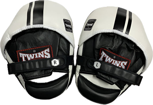 Twins Special KPL11 Hybrid-Boxhandschuhe – Weiß/Schwarz (Paar)