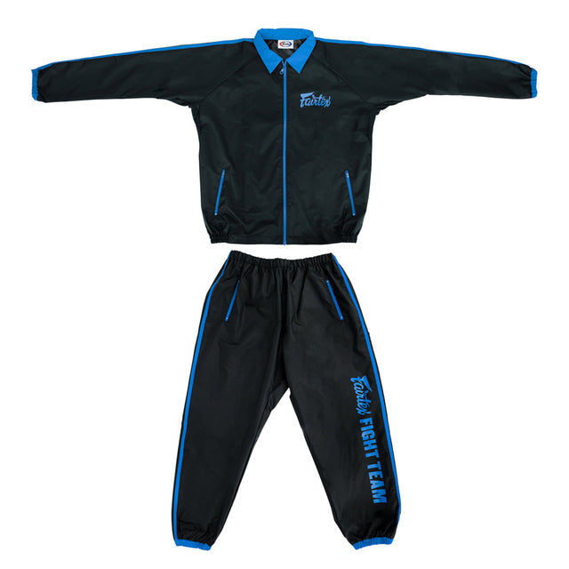 Fairtex VS4 Schwarz/Rot/Blau/Grau/Braun Unisex Vinyl Saunaanzug