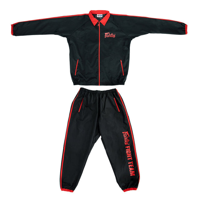 Fairtex VS4 Schwarz/Rot/Blau/Grau/Braun Unisex Vinyl Saunaanzug