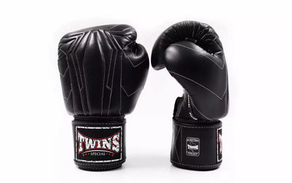Gants de boxe Muay Thai Twins Special BGVL14 Noir/Marron