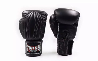 Gants de boxe Muay Thai Twins Special BGVL14 Noir/Marron