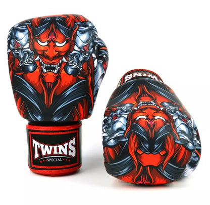 Twins Special 'Kabuki' ROT/SCHWARZ Muay Thai Boxhandschuhe FBGVL3-58