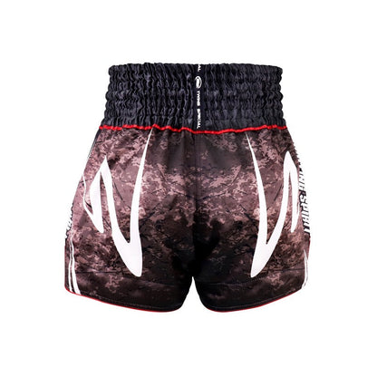 Twins Special TBS „Rusty“ schwarze Muay Thai Kickbox-Shorts
