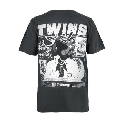 Twins Special Muay Thai T-shirt-07 Black