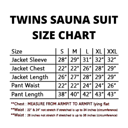 Twins Special VSS1 Black Unisex Vinyl Sauna Suit