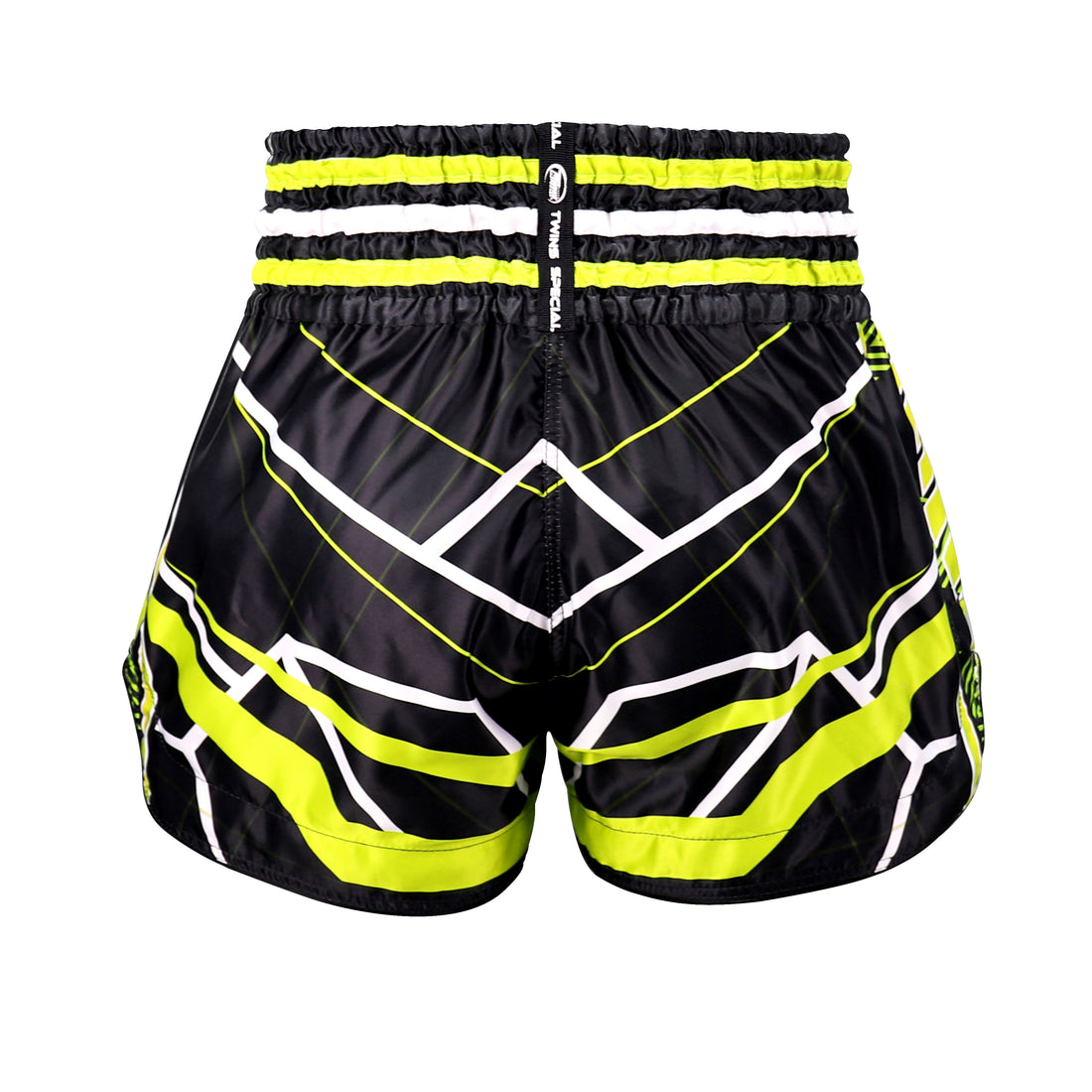 Short de kickboxing Twins Special TBS Racing noir/vert