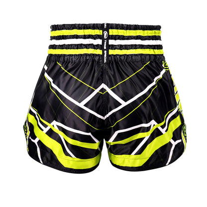 Short de kickboxing Twins Special TBS Racing noir/vert