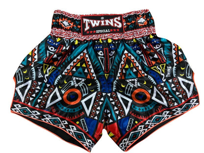 Short de kickboxing Muay Thai Twins Special TBS « Aztec »