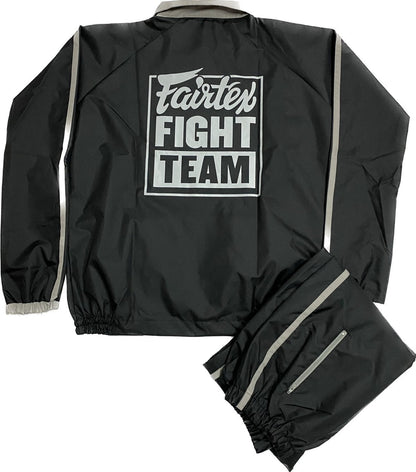 Fairtex VS4 Schwarz/Rot/Blau/Grau/Braun Unisex Vinyl Saunaanzug