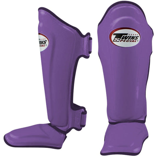 Twins Special SGL10 Hellviolette Schienbeinschoner aus Premium-Leder