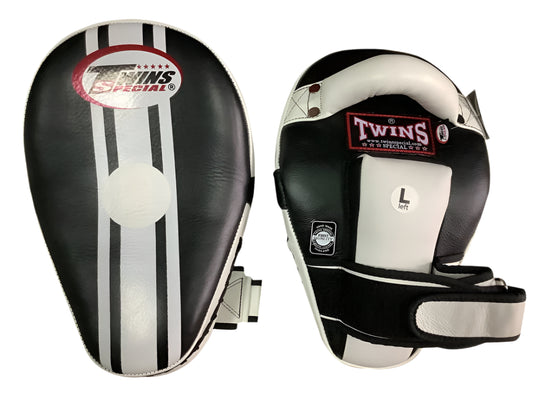 Twins Special KPL11 Hybrid-Boxhandschuhe – Weiß/Schwarz (Paar)