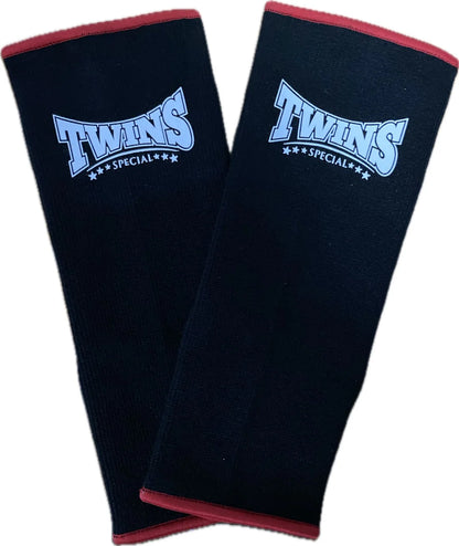 Chaussette de protection de cheville Twins Special AG1 noire/rouge (paire)