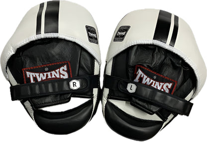 Twins Special KPL11 Hybrid-Boxhandschuhe – Weiß/Schwarz (Paar)