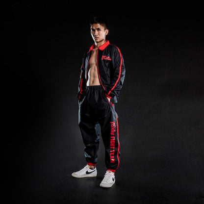 Fairtex VS4 Schwarz/Rot/Blau/Grau/Braun Unisex Vinyl Saunaanzug
